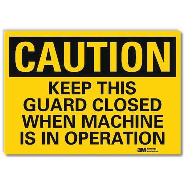 Safety Sign, 5 in H, 7 in Width, Reflective Sheeting, Horizontal Rectangle, English, U4-1474-RD_7X5