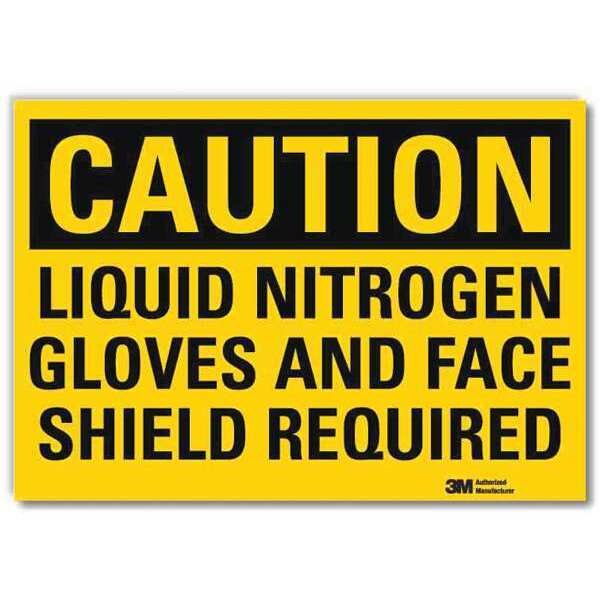 Safety Sign, Load Capacity, 14in.W
