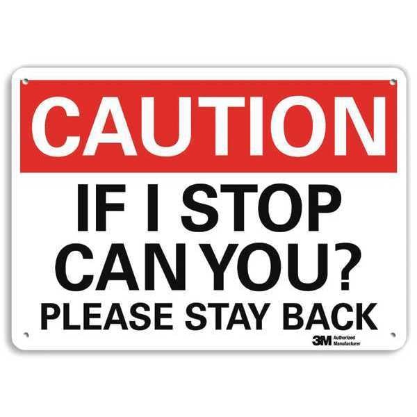 Reflective Traffic Safety Sign, 7 in H, 10 in W, Plastic, Vertical Rectangle, U4-1439-RA_10X7