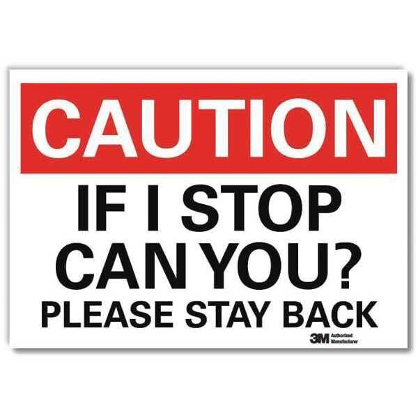 Reflective Traffic Safety Label, 7 in H, 10 in W, Plastic, Vertical Rectangle, U4-1439-RD_10X7