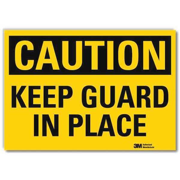 Safety Sign, 5 in H, 7 in Width, Reflective Sheeting, Horizontal Rectangle, English, U4-1460-RD_7X5