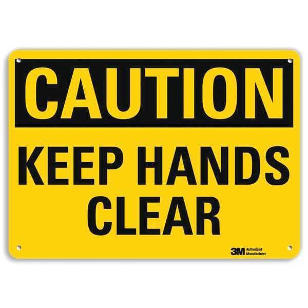 Safety Sign, 7 in Height, 10 in Width, Aluminum, Vertical Rectangle, English, U4-1461-RA_10X7