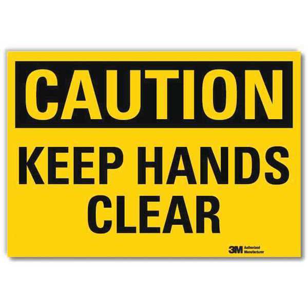 Safety Sign, 10 in H, 14 in W, Reflective Sheeting, Horizontal Rectangle, English, U4-1461-RD_14X10