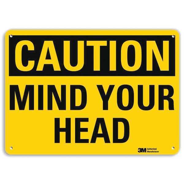 Safety Sign, 7 in Height, 10 in Width, Aluminum, Vertical Rectangle, English, U4-1534-RA_10X7