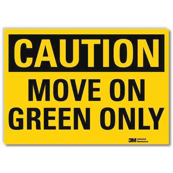 Reflective Lift Truck Label, 10 in H, 14 in W, Plastic, Horizontal  English, U4-1535-RD_14X10