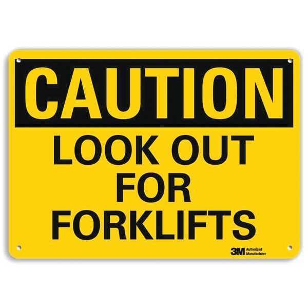 Safety Sign, 7 in Height, 10 in Width, Aluminum, Vertical Rectangle, English, U4-1508-RA_10X7