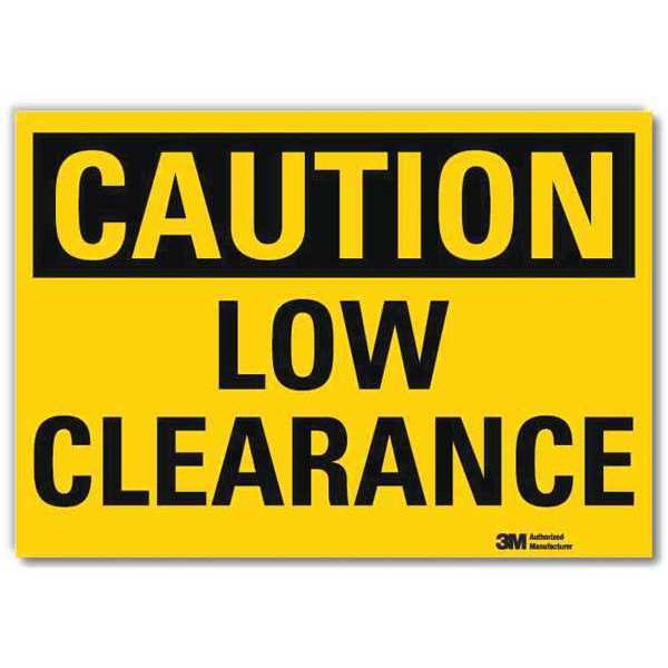 Safety Sign, 10 in H, 14 in W, Reflective Sheeting, Horizontal Rectangle, English, U4-1512-RD_14X10