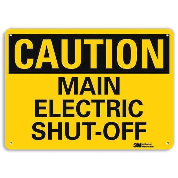 Safety Sign, 7 in Height, 10 in Width, Aluminum, Vertical Rectangle, English, U4-1522-RA_10X7
