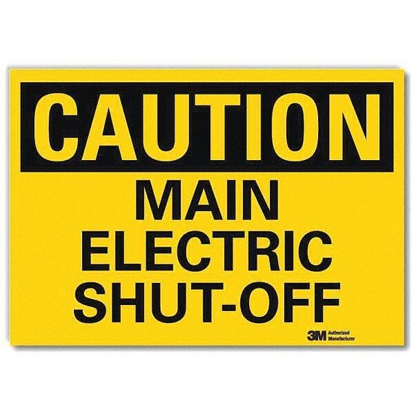 Safety Sign, 5 in H, 7 in Width, Reflective Sheeting, Horizontal Rectangle, English, U4-1522-RD_7X5