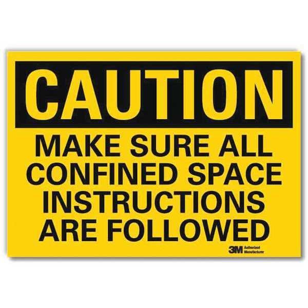 Safety Sign, 5 in H, 7 in Width, Reflective Sheeting, Horizontal Rectangle, English, U4-1523-RD_7X5