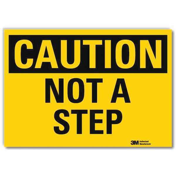 Safety Sign, 10 in H, 14 in W, Reflective Sheeting, Horizontal Rectangle, English, U4-1562-RD_14X10