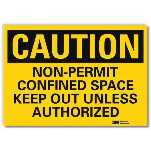 Safety Sign, 5 in H, 7 in Width, Reflective Sheeting, Horizontal Rectangle, English, U4-1559-RD_7X5