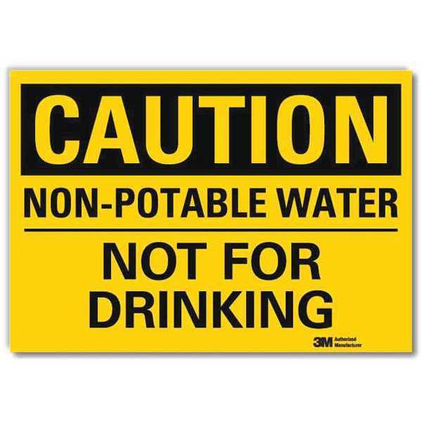 Safety Sign, 7 in Height, 10 in W, Reflective Sheeting, Vertical Rectangle, English, U4-1561-RD_10X7