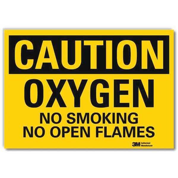 No Smoking Sign, 10 in Height, 14 in Width, Reflective Sheeting, Horizontal Rectangle, English