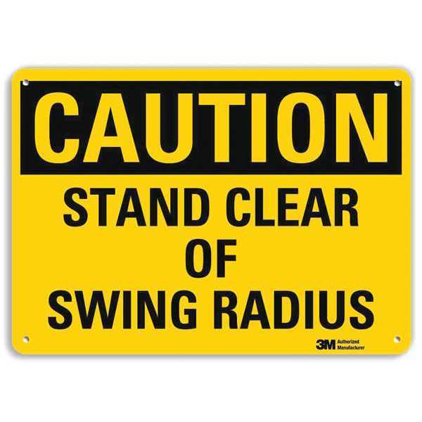 Safety Sign, 7 in Height, 10 in Width, Aluminum, Vertical Rectangle, English, U4-1678-RA_10X7