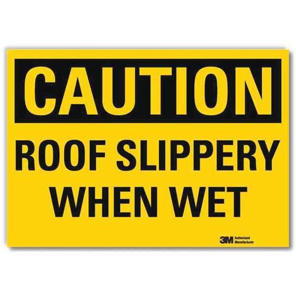 Safety Sign, 10 in H, 14 in W, Reflective Sheeting, Horizontal Rectangle, English, U4-1635-RD_14X10