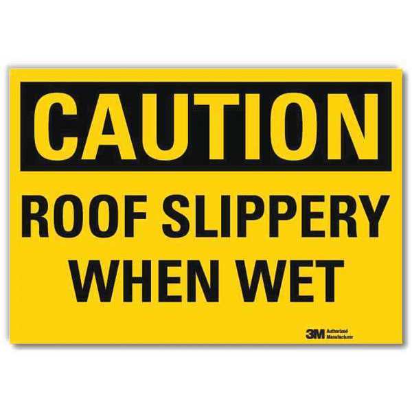 Safety Sign, 7 in Height, 10 in W, Reflective Sheeting, Vertical Rectangle, English, U4-1635-RD_10X7