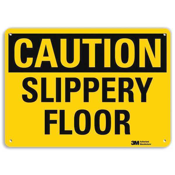 Safety Sign, 7 in Height, 10 in Width, Aluminum, Vertical Rectangle, English, U4-1667-RA_10X7