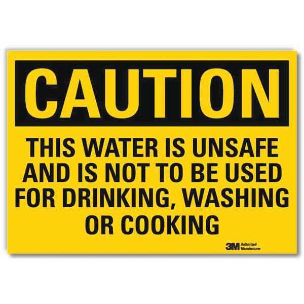 Safety Sign, 10 in H, 14 in W, Reflective Sheeting, Horizontal Rectangle, English, U4-1730-RD_14X10