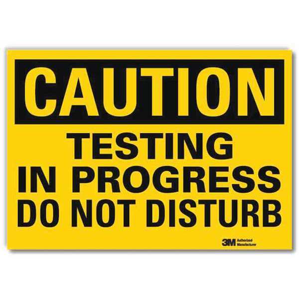 Safety Sign, 7 in Height, 10 in W, Reflective Sheeting, Vertical Rectangle, English, U4-1697-RD_10X7