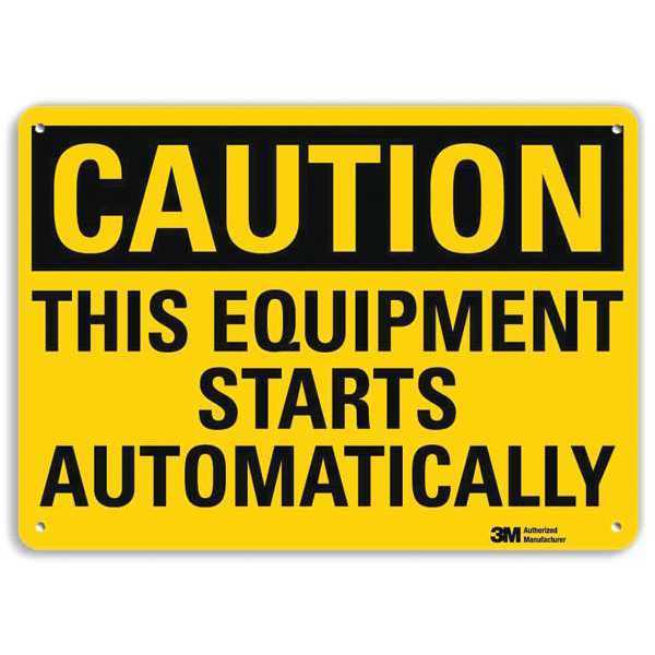 Safety Sign, 7 in Height, 10 in Width, Aluminum, Vertical Rectangle, English, U4-1709-RA_10X7