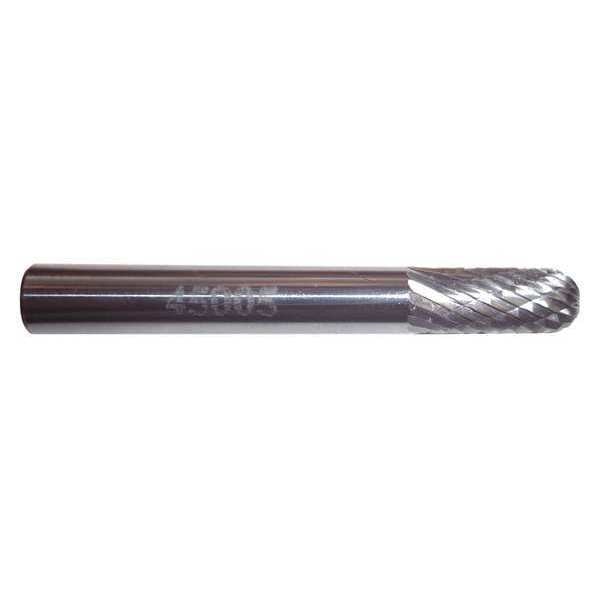 SAIT 45005 Double Cut (Alternate Cut) Carbide Burs, Type SC1, 1/4