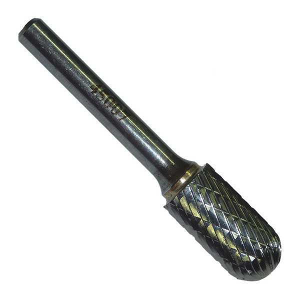 SAIT 45007 Double Cut (Alternate Cut) Carbide Burs, Type SC5, 1/2