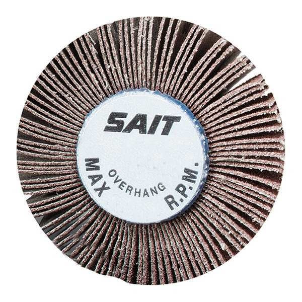 SAIT 70040 2A Aluminum Oxide Flap Wheel 1-1/2