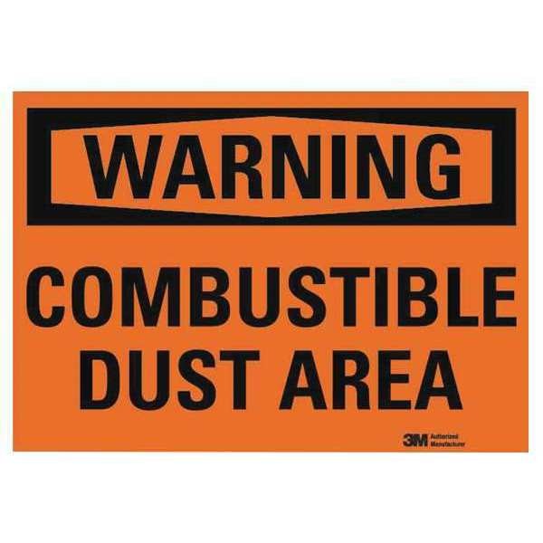 Warning Sign, 10 in H, 14 in W, Horizontal Rectangle, English, U6-1043-RD_14X10