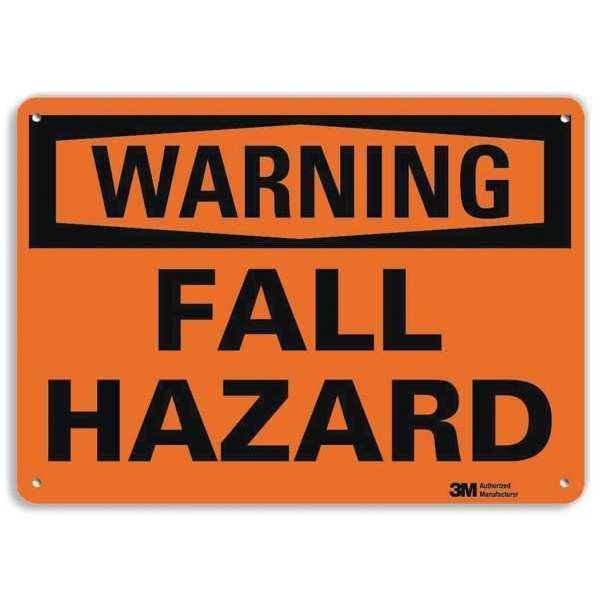 Warning Sign, 7 in H, 10 in W, Aluminum, Vertical Rectangle, English, U6-1086-RA_10X7