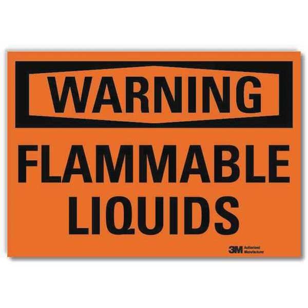 Warning Sign, 5 in H, 7 in W, Horizontal Rectangle, English, U6-1092-RD_7X5