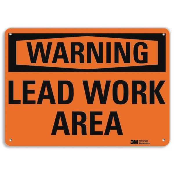 Warning Sign, 7 in H, 10 in W, Vertical Rectangle, English, U6-1146-RA_10X7
