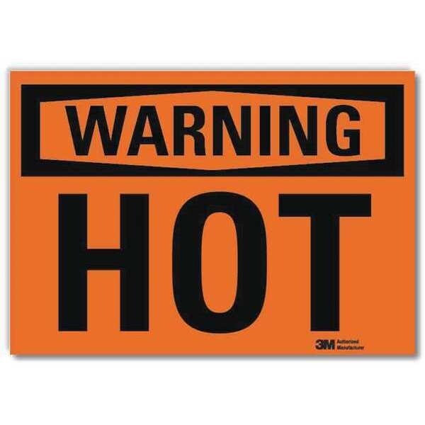 Warning Sign, 10 in H, 14 in W, Reflective Sheeting, Horizontal Rectangle, English, U6-1122-RD_14X10
