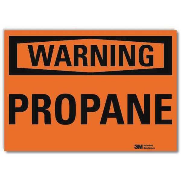 Warning Sign, 7 in H, 10 in W, Vertical Rectangle, English, U6-1207-RD_10X7
