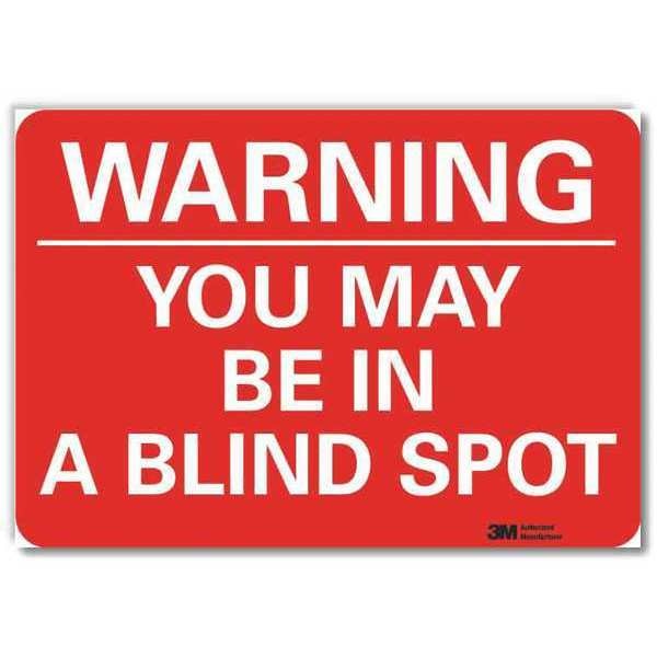 Reflective  Traffic Safety Label, 5 in Height, 7 in Width, Aluminum, Horizontal Rectangle, English