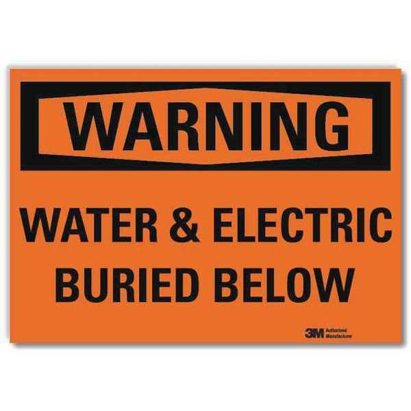 Security Sign, 5 in Height, 7 in Width, Reflective Sheeting, Horizontal Rectangle, English