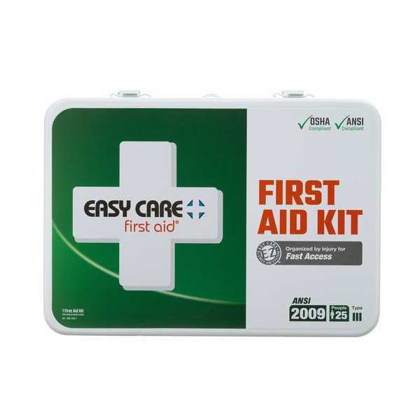 Bulk First Aid kit, Metal, 25 Person