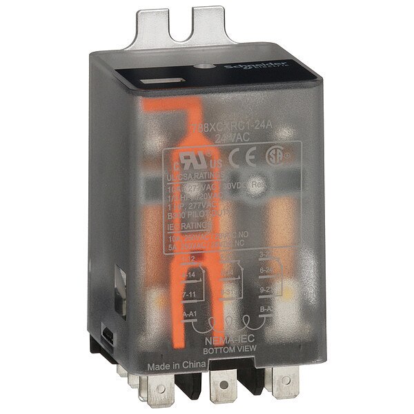 Relay, Side Flange, 3VA, 3PDT, 24VAC