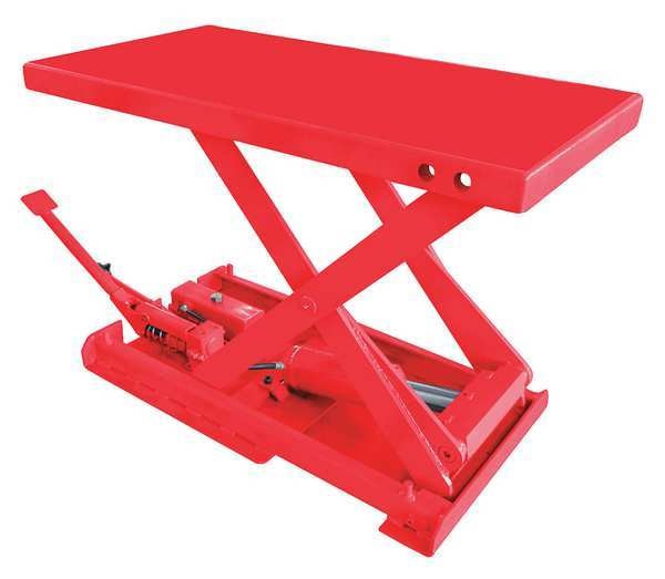 Scissor Lift Table, 550 lb. Cap, 19-1/2
