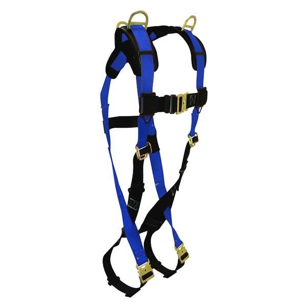 Full Body Harness, Vest Style, Universal, Polyester, Black