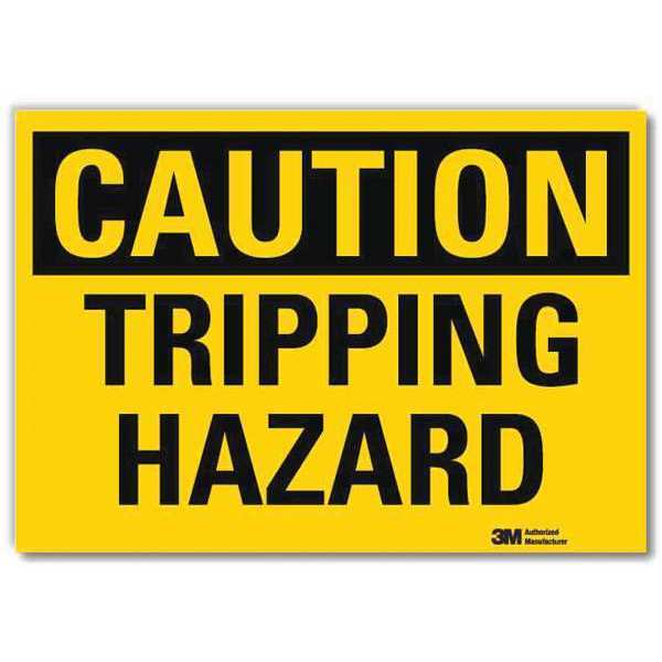 Safety Sign, 5 in H, 7 in Width, Reflective Sheeting, Horizontal Rectangle, English, U4-1736-RD_7X5