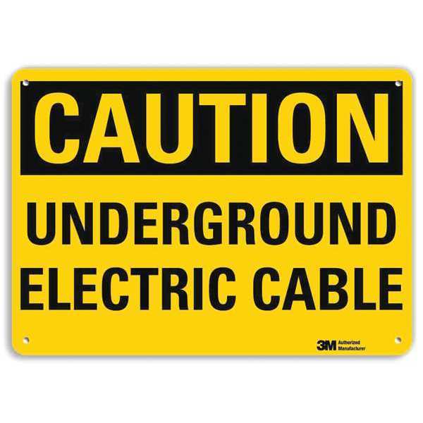 Safety Sign, 7 in Height, 10 in Width, Aluminum, Vertical Rectangle, English, U4-1745-RA_10X7
