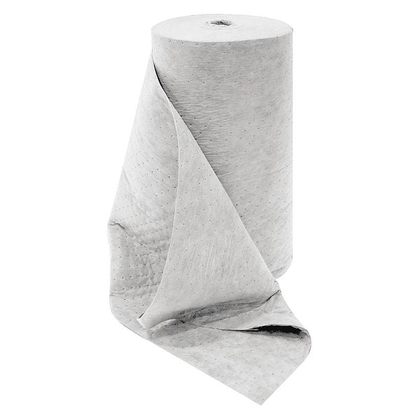 Sorbents, 42 gal. Oil Absorbed, White, Polypropylene
