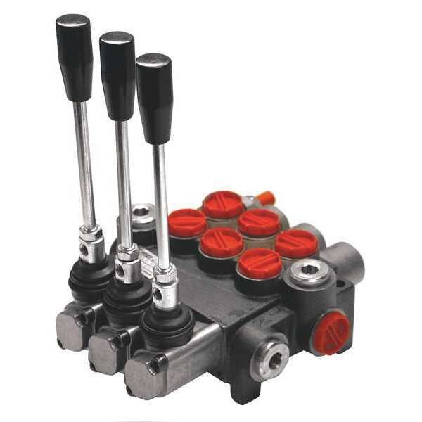 Hydraulic Directional Valve, 4Wys, 3Spools