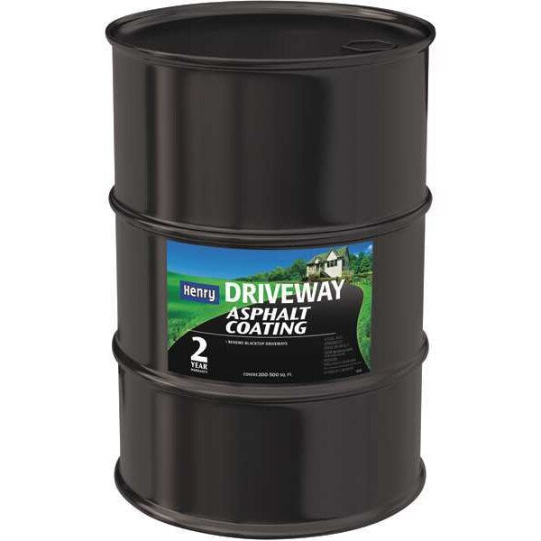 55 gal. Driveway Coating, Natural Finish, Black, Water Base
