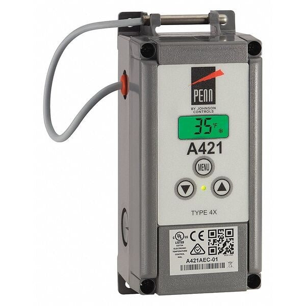 Electronic Temperature Control, Open/Close on Rise, SPDT, 120/240VAC