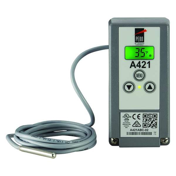 Electronic Temperature Control, Open/Close on Rise, SPDT, 120/240VAC