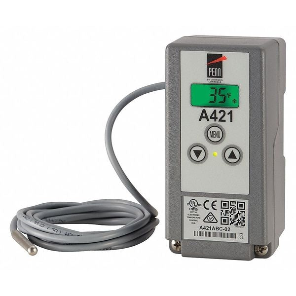 Electronic Temperature Control, Open/Close on Rise, SPDT, 120/240VAC
