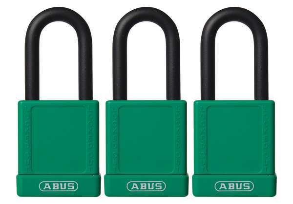 Lockout Padlock, KA, Green, 1-3/4