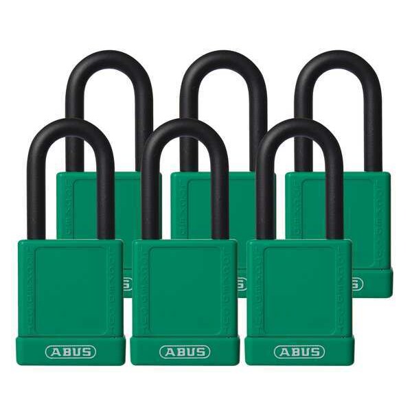 Lockout Padlock, KA, Green, 1-3/4